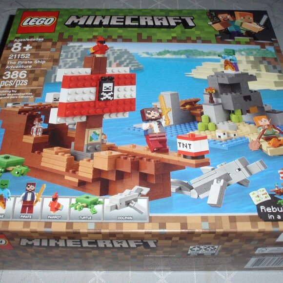 LEGO 21152 Minecraft: The Pirate Ship Adventure 673419304467   Minecraft 21152 The Pirate Ship Adventure Set - NEW - CHRISTMAS GIFT!